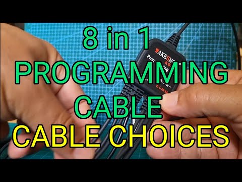 8 in 1 (to serial) Programming Cable - Motorola /Kenwood/ Yaesu / Icom / Jianpai - Chinese - Japan