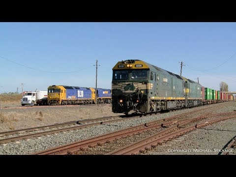 7902V Mildura To Melbourne Container Freight Train (19/4/2019) - PoathTV Australian Railways