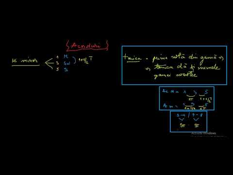 Acorduri majore si minore chitara