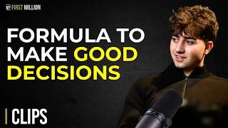 Decision Making Process That Helped 19 Year Old Sell for $100M | My First Million