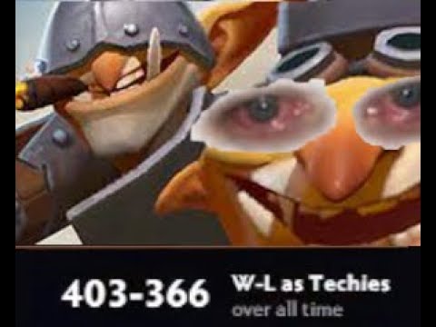 I played against techies spammer and this happened..