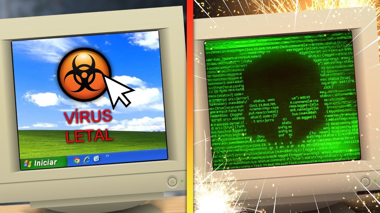 DESTRUINDO O COMPUTADOR COM VÍRUS EM 5 MINUTOS