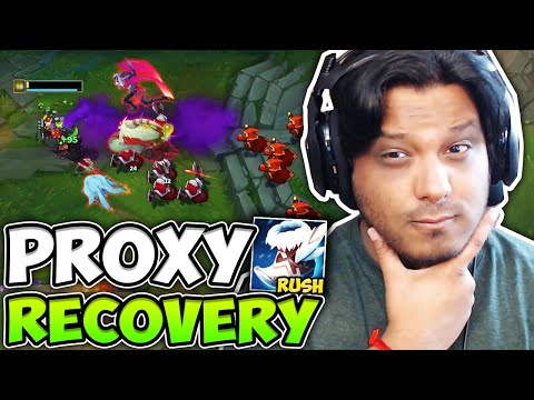 HOW TO PROXY WHEN THEY CAMP YOU TOP! (PROXY RECOVERY) - League of Legends