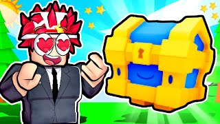 Trading my Huge Chest Mimic in Pet Simulator X..