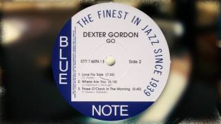 R.I.P. Rudy Van Gelder: Dexter Gordon - Love For Sale (vinyl)