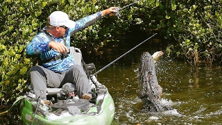 Found Secret Fishing Spot Infested with Alligators! (Worlds Best Bass Fisherman)