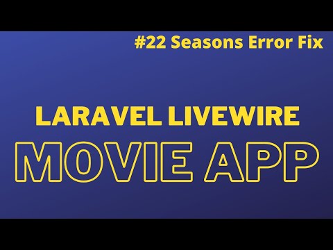 Laravel Livewire Tutorial Create Movie Website Make Your Movie App