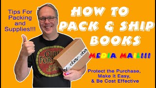 How to Package and Ship Books with Media Mail! Tips for Packing and Supplies! Thrift Books for Ebay!
