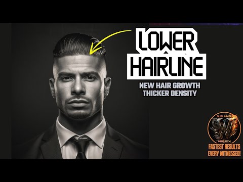 Lower Hairline + Thicker Density +New  Regrowth (Goodbye to Hair Transplants)