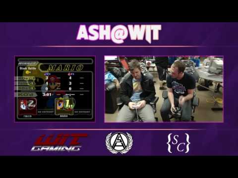 Hindawg (Falco) vs DLA (Mario) - ASH@WIT #105 Melee Bracket