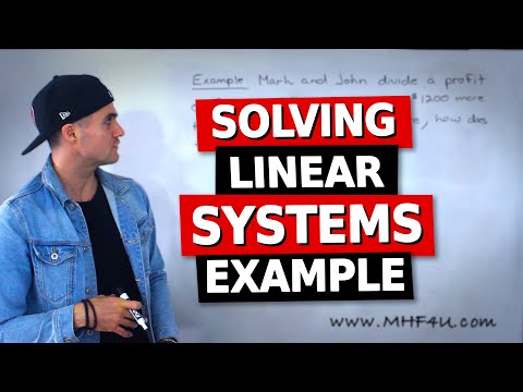 QMS 110 (Ryerson University) - System of Linear Equations Example