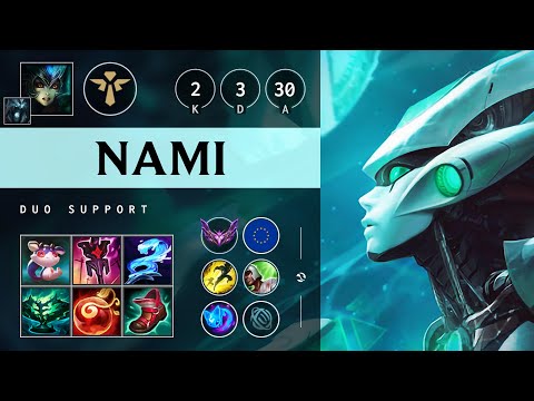 Nami Support vs Leona: Vision Controller - EUW Master Patch 14.19