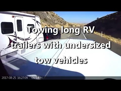 Towing large RV trailers