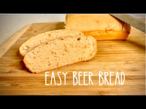 NO-KNEAD BEER BREAD - 3 Ingredients + 5 Minutes