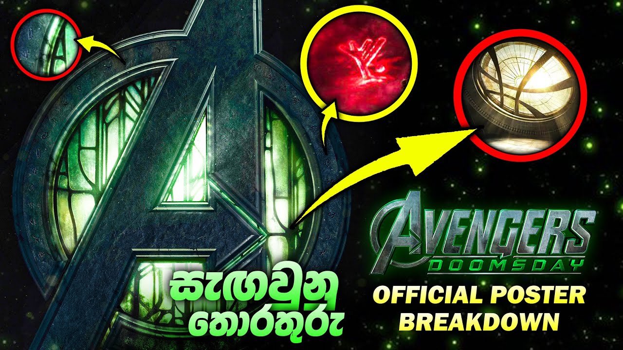 ඩොක්ටර් ඩූම්ගේ ක්‍රියා කලාපය | Avengers Doomsday Poster Explained Sinhala Review