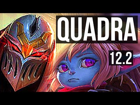 ZED vs POPPY (JNG) | 3.1M mastery, Quadra, 700+ games, Legendary | NA Master | 12.2