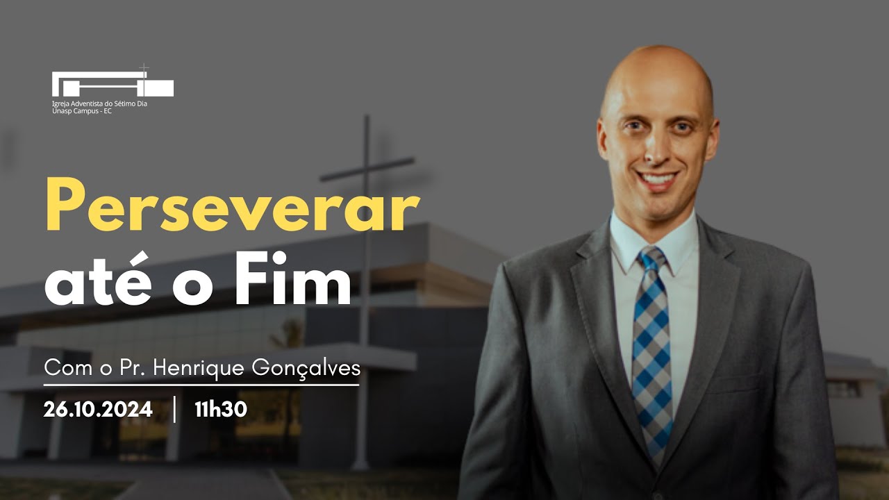 🔵 Perseverar Até o Fim | Pr. Henrique Golçalves | Participação Musical Coral Africano