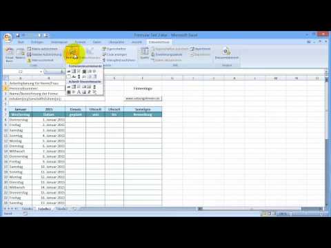 Lektion 26 Excel 2007 Formular Teil 2