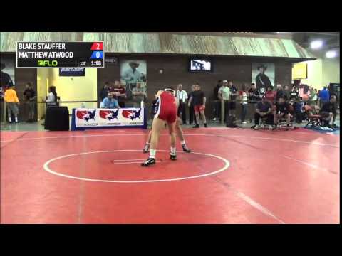 86 kg CR2 - Blake Stauffer (Arizona State) vs Matthew Atwood (SUWC)