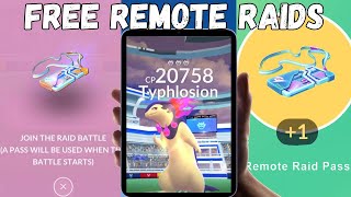 USE THIS TRICK TO GET FREE REMOTE RAIDS IN POKEMON GO