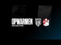 Opwarmen met Frank Wormuth & Reuven Niemeijer | Heracles Almelo - FC Emmen