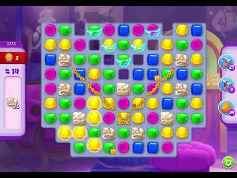 HomeScapes Level 3775 no boosters (14 moves)