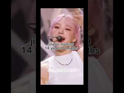 youngest k-pop idols to debut ~ #niki #hyuna #boa #jisung #krystal #taemin #hyein #wonyoung #jiheon