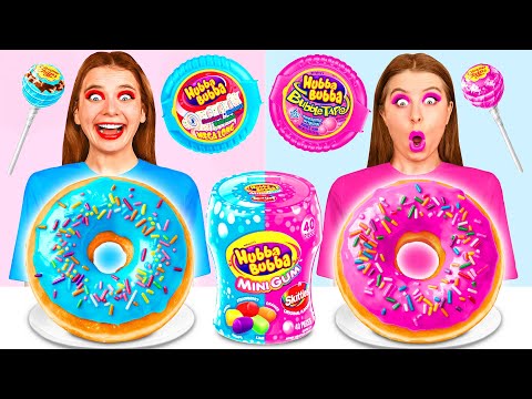 Pink Food vs Blue Food Color Challenge | Epic Food Battle