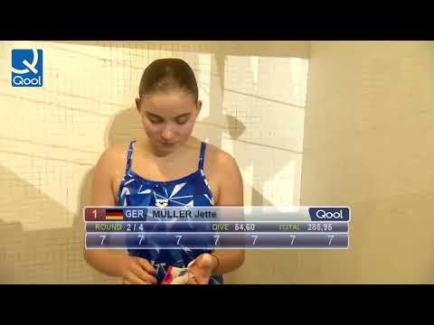 Jette Muller Germany   1m Springboard   Junior Diving Championships
