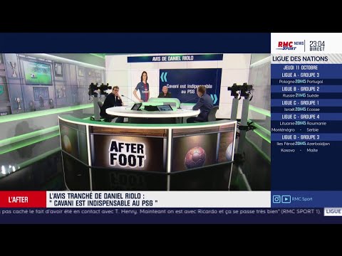 L'avis de Daniel Riolo sur l'importance d'Edinson Cavani au PSG