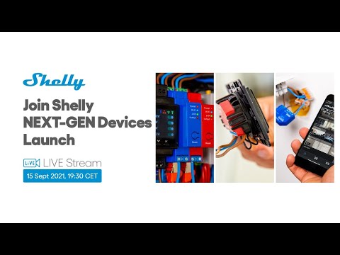 Shelly EM Išmanioji 2 kanalų wifi elektros sąnaudų stebėjimo relė video