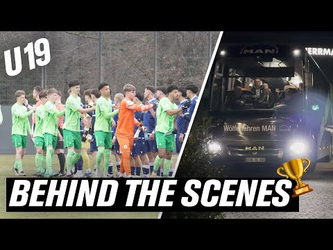 Auswärts beim Karlsruher SC! 🏆 Die Jungwölfe im DFB-Pokal-Halbfinale 🐺🔥 | Behind The Scenes 🎥