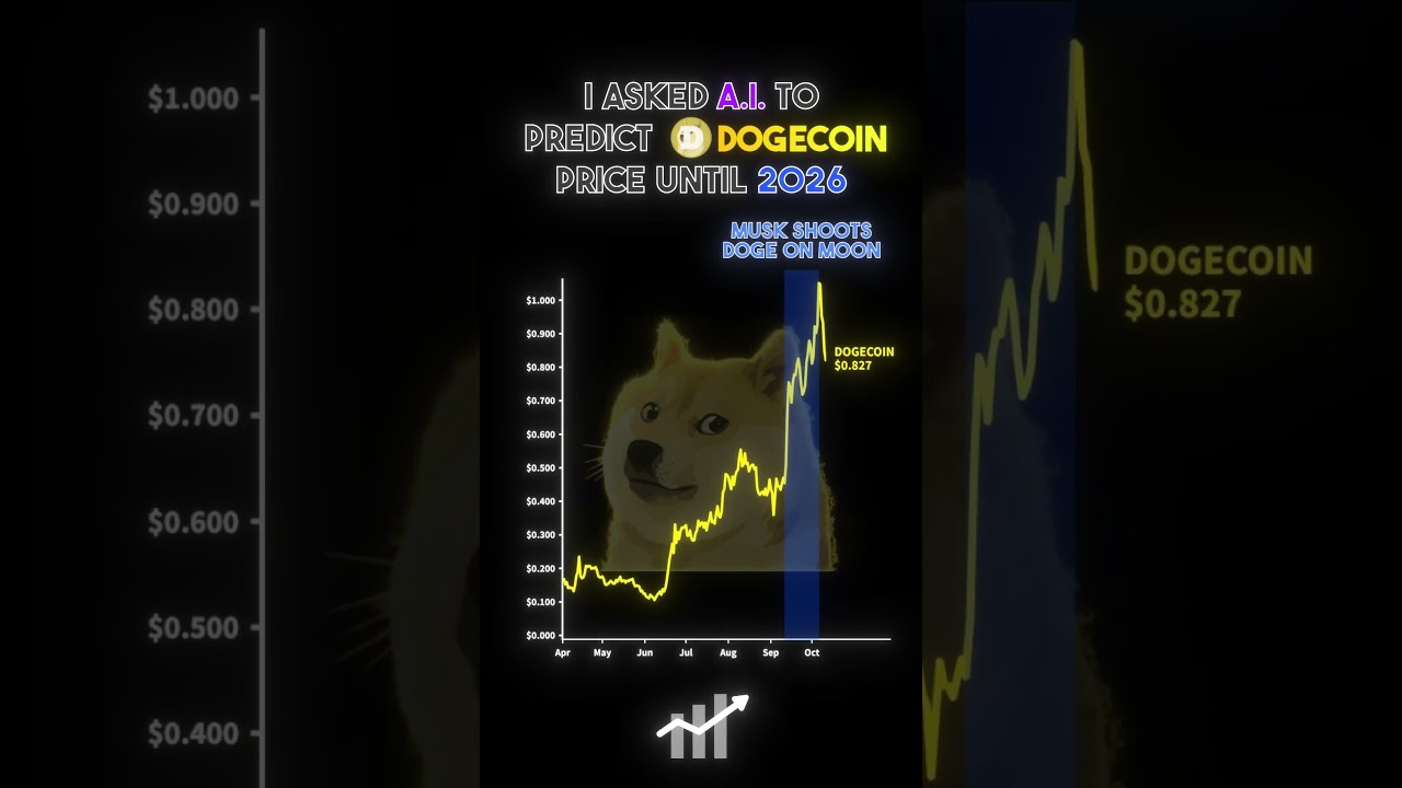 I asked A.I. to predict the price of Dogecoin until 2026