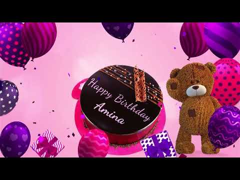 Happy Birthday Amina | Amina Happy Birthday Song