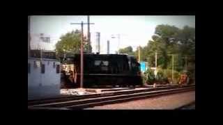 Pan Am Southern Action in Ayer and Shirley, MA 8/25/13