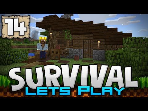 BUILDING A FISHING HUT!!! - Survival Let's Play Ep. 14 - Minecraft 1.2 (PE W10 XB1)