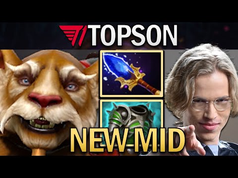 Brewmaster Dota 2 7.32 Gameplay T1.Topson with Aghanims - NEW MID #dota2 #dota2gameplay