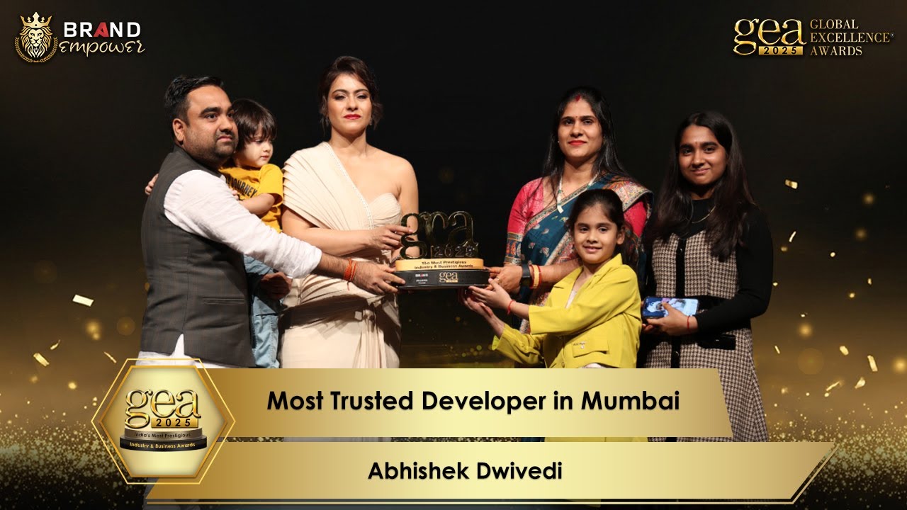 Abhishek Dwivedi Wins Most Trusted Developer in Mumbai | Global Excellence Awards 2025