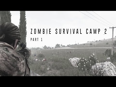 ZOMBIE SURVIVAL CAMP 2 : Part 1 | Zombie Apocalypse | ARMA 3 Machinima
