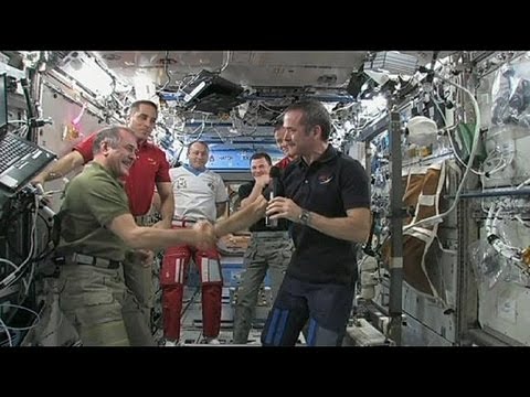 Change of command at International Space Station