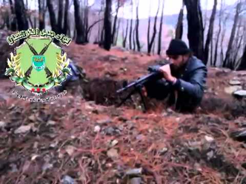 جولة ميدانية في نقاط رباط مقاتلي لواء جبل التركمان في جبهات جبل التركمان في ريف اللاذقية