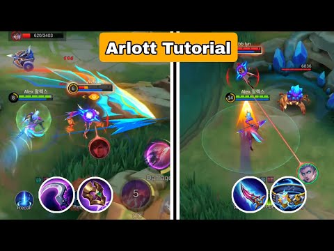 How To Use Arlott Mobile Legends | Tutorial And Guide | Builds, Emblems, Spells And Tips And Tricks