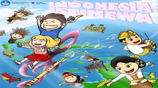 Thumbnail lagu Kita Adalah Teman dari seri BIPA — tema persahabatan dengan instrumen tradisional Indonesia