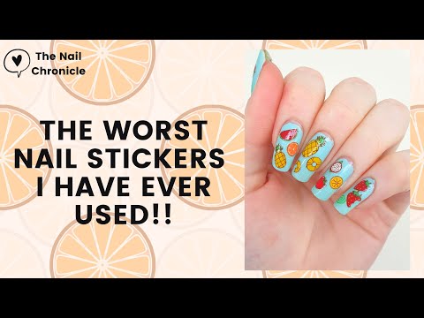 The worst Nail Stickers I have ever used | And how I managed to get them to work #nailstickers