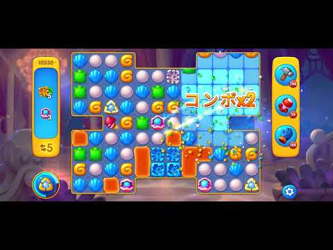 Fishdom level 10530 no boosters フィッシュダム ノーマル