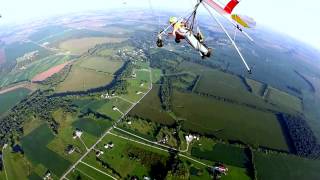 preview picture of video 'Tandem Hang Gliding in Darbyville,OH. on 8/24/2014.'