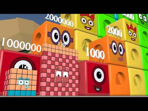 New Meta Numberblocks Standing Tall Step Squad 125 vs 324 vs 13000 vs 23 MILLION Numberblocks Number