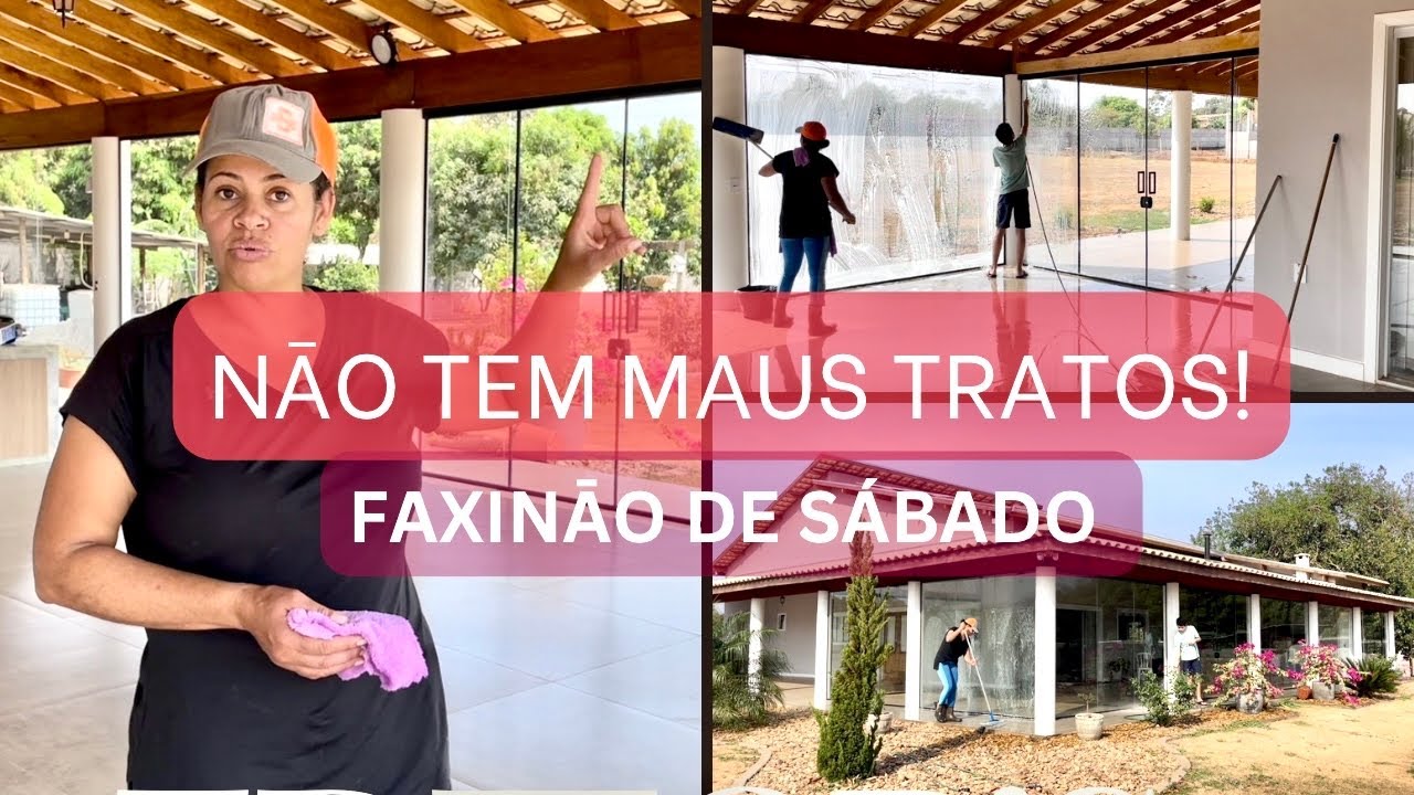 NÃO SOMOS ASSIM! FAZENDO UMA FAXINA NOS VIDROS DA VARANDA FINALMENTE/ ROTINA DE SÁBADO NUBIA VIANA