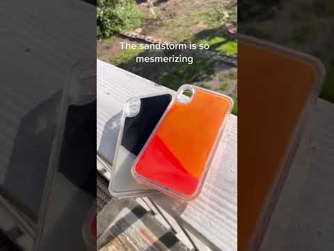 GLOW IN THE DARK SAND PHONE CASE?!