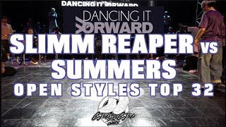 SLIMM REAPER vs SUMMERS | Open Styles Top 32 | Dancing It Forward 2025 | #SXSTV
